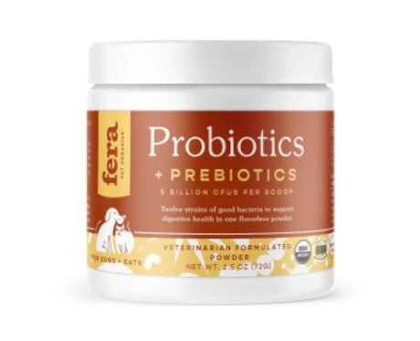 Organic Prebiotics for Dogs & Cats